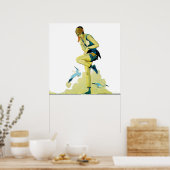 Coles Phillips ‘Fadeaway Girl’ “Een snelle duik” Poster (Keuken)