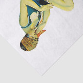 Coles Phillips ‘Fadeaway Girl’  “Een snelle duik” Tissuepapier (Detail)