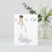 Coles Phillips 'Fadeaway Girl' Illustratie "Butte Briefkaart (Staand voorkant)