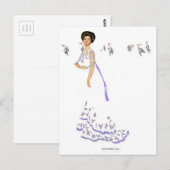 Coles Phillips 'Fadeaway Girl' Illustratie "Butte Briefkaart (Voorkant / Achterkant)