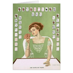 Coles Phillips ‘Fadeaway Girl’ Illustratie “Hart”