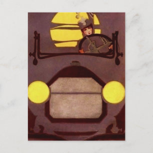 Coles Phillips "Fadeaway Girl" "The Roadster" Briefkaart