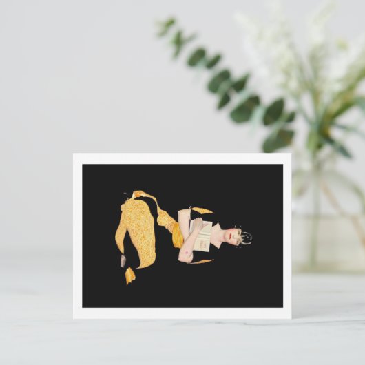 Coles Phillips Fadeaway Meisje - Agenda Briefkaart (Staand voorkant)