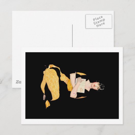 Coles Phillips Fadeaway Meisje - Agenda Briefkaart (Voorkant / Achterkant)