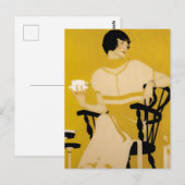 Coles Phillips  Servies Ad “Een Kopje Thee” Briefkaart (Voorkant / Achterkant)