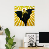 Coles Phillips Sunburst Magazine Cover Poster (Thuiskantoor)