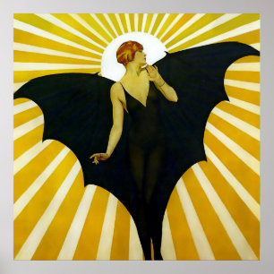 Coles Phillips Sunburst Magazine Hoesje Poster