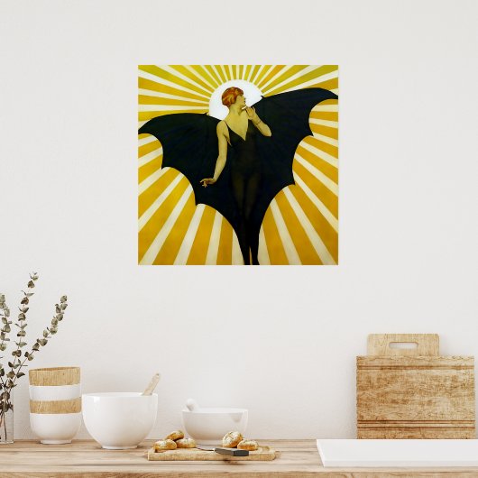 Coles Phillips Sunburst Tijdschriftcover Poster (Keuken)