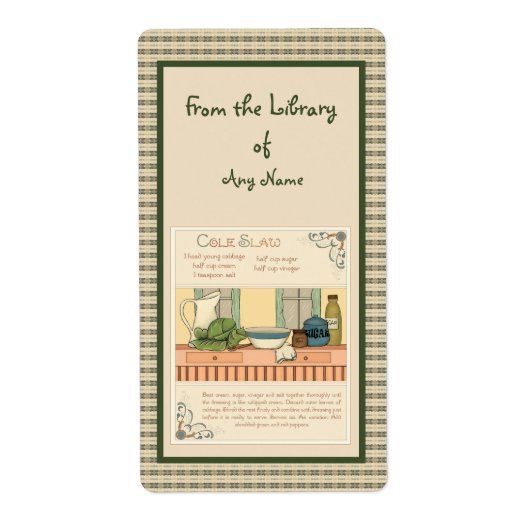 Coleslaw Etiket (Voorkant)