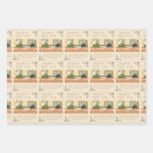 Coleslaw Inpakpapier Vel (Voorkant)