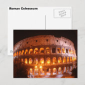 Colesseum bij nacht briefkaart (Voorkant / Achterkant)