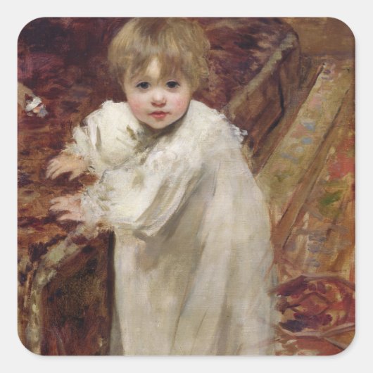 Colette's First Steps, 1895 Vierkante Sticker (Voorkant)