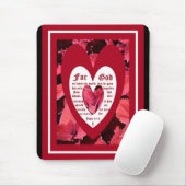 Coleus Close-up met Johannes 3:16 Muismat (Met muis)