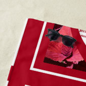 Coleus Close-up met Johannes 3:16 Strandlaken (In situ)