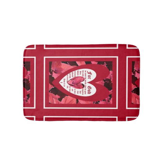 Coleus Close-up with John 3:16 Badmat (Voorkant)