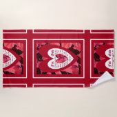 Coleus Close-up with John 3:16 Strandlaken (Voorkant)