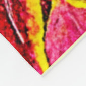 Coleus Leaf Burst Design Fleece Deken (Hoek)