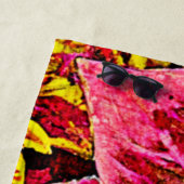 Coleus Leaf Burst Design Strandlaken (In situ)