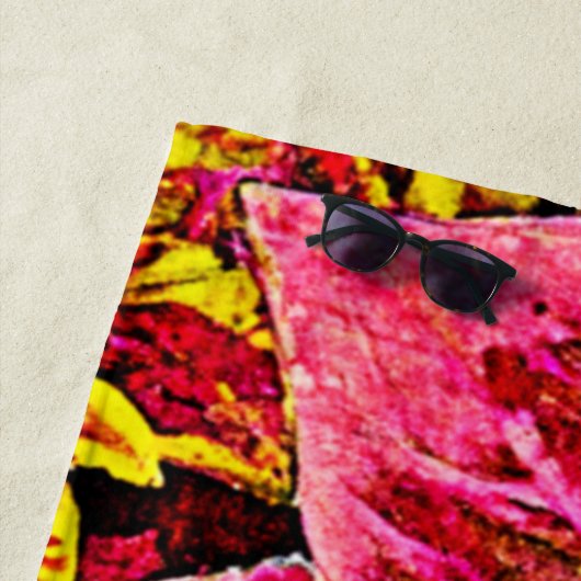 Coleus Leaf Burst Design Strandlaken (In situ)