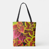 Coleus Leaf Burst Design Tote Bag (Achterkant)