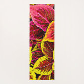 Coleus Leaf Burst Design Yogamat (Achterkant)