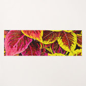 Coleus Leaf Burst Design Yogamat (Voorkant (horizontaal))