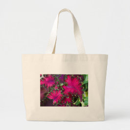 Coleus Macro Grote Tote Bag