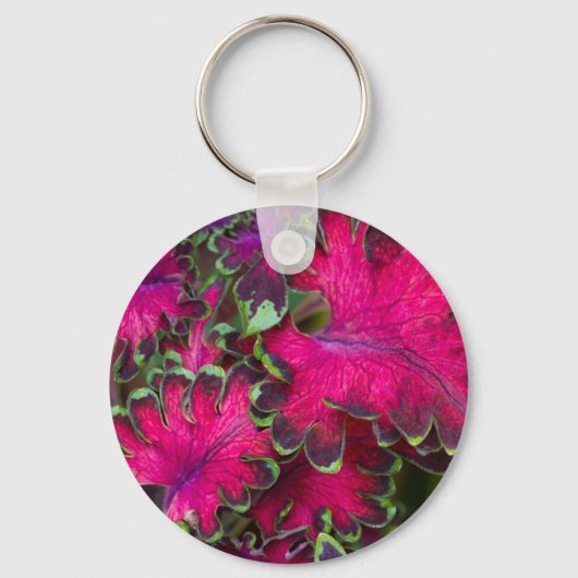 Coleus Macro Sleutelhanger (Voorkant)