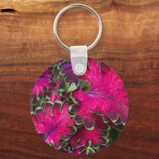 Coleus Macro Sleutelhanger (Voorkant)
