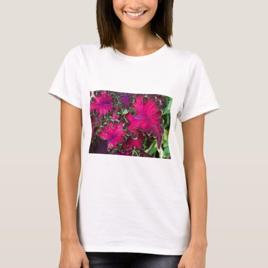 Coleus Macro T-shirt (Voorkant)
