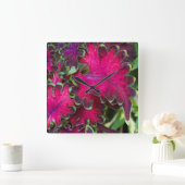 Coleus Macro Vierkante Klok (Huis)