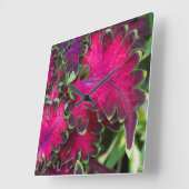 Coleus Macro Vierkante Klok (Hoek)