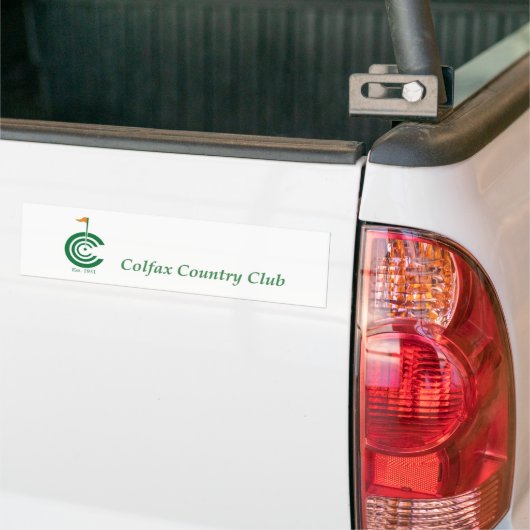 Colfax Country Club Bumpersticker (Op Truck)