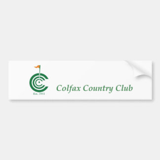 Colfax Country Club Bumpersticker