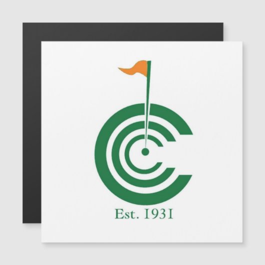 Colfax Country Club Magnet Kaart Magnetische Uitnodiging (Voorkant / Achterkant)