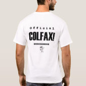 COLFAX! Officiële koopwaar T-shirt (Achterkant)