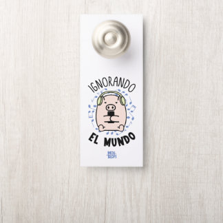 Colgador de puertas│Ignaorando el mundo Deurhanger