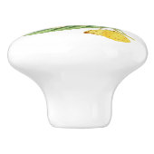 Colias Statira Butterfly Keramische Knop (Zijkant)