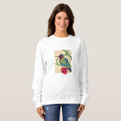 Colibri Bird Gold Stripes Basic Sweatshirt (Voorkant volledig)