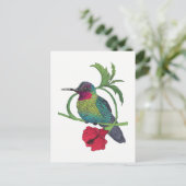 Colibri Bird Illustration Briefkaart (Staand voorkant)