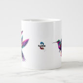 Colibrí prisma multicolor grote koffiekop (Voorkant)
