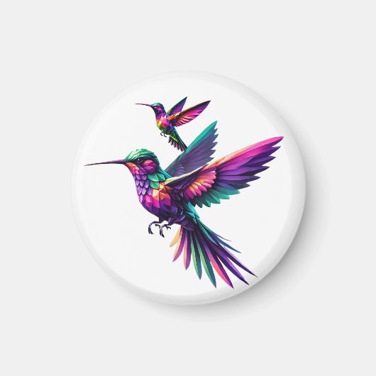 Colibrí prisma multicolor magneet (Voorkant)