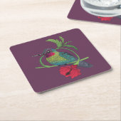 Colibri Vogel Illustratie Onderzetters (Schuin)