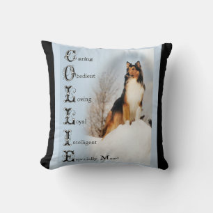 Colie is... Rough Collie Lovers Art Kussen