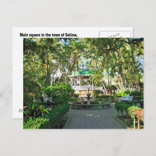 Colima, Colima, Mexico-Briefkaart Briefkaart (Voorkant / Achterkant)