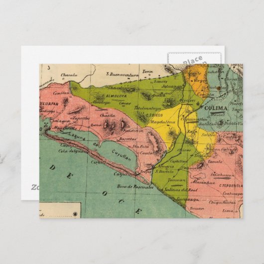 Colima, Mexico 2 Briefkaart (Voorkant / Achterkant)
