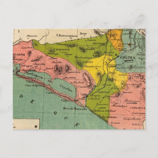 Colima, Mexico 2 Briefkaart (Voorkant)