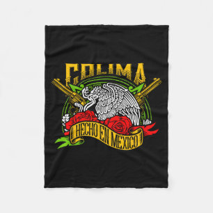 Colima Mexico Aandenken Hispanic Erfgoed Maand Mex Fleece Deken