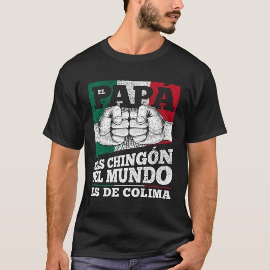 Colima Mexico Dia del papá T-shirt (Voorkant)