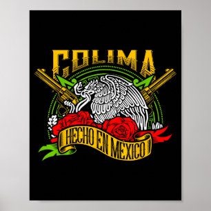 Colima Mexico Souvenir Latijns-Amerikaanse erfgoed Poster